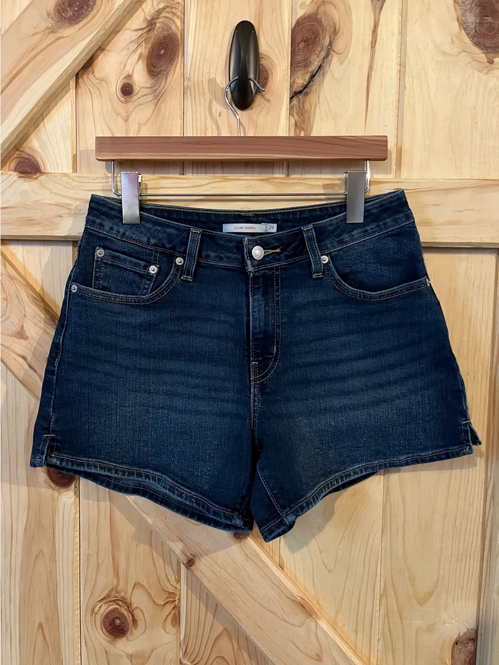 Levi’s A Line Denim Shorts Size 29